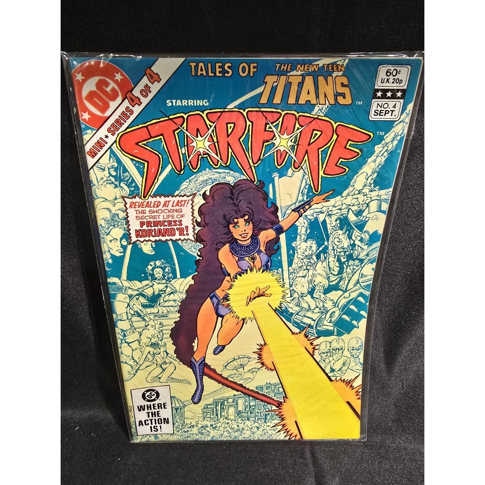 Tales of The New Teen Titans Starring Starfire #4 DC Comic Book 1982 Bronze Age